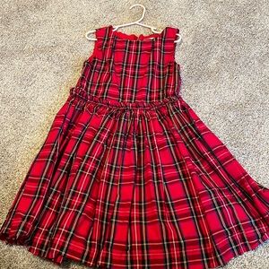 Girls Crewcuts Christmas plaid dress